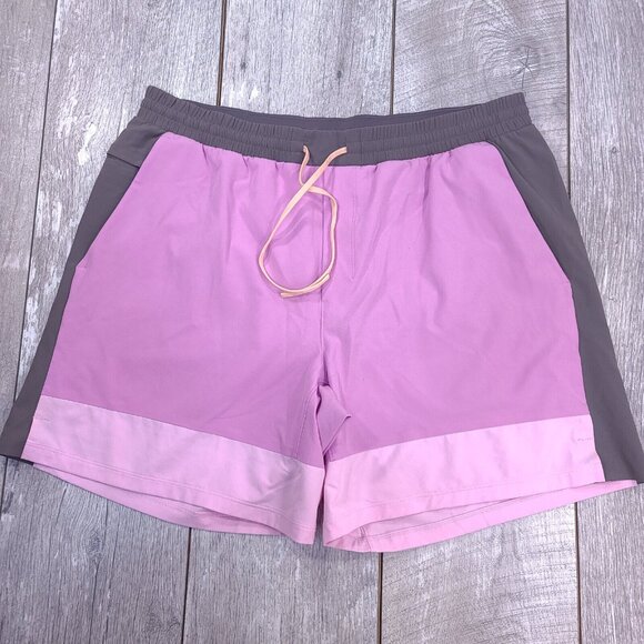 Lululemon Mens XXL Pool Short 7" Dahlia Mauve Lined Athletic Purple Swim Trunks - Picture 2 of 8